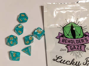 d and d dice from lucky bag