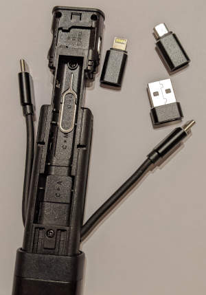 Budi device opened and disassembled