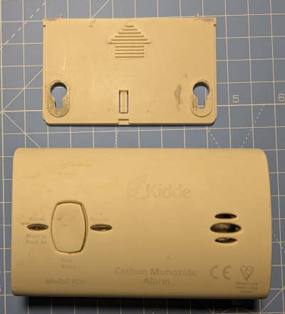 photo carbon monoxide detector old