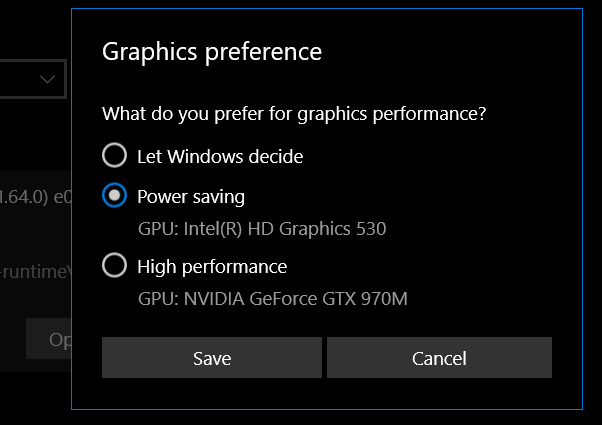 screen capture Windows GFX added options for Oculus