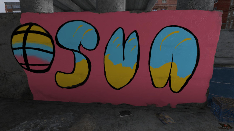Kingspray graffiti tests in the underpass location - Oculus quest 2 - completed