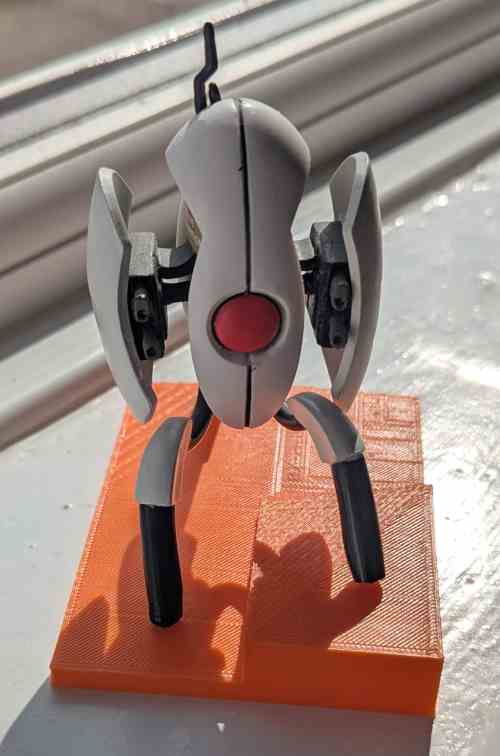 photo of Portal gun Funko on 3d printed platform
