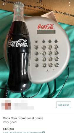 Vinted coca cola phone